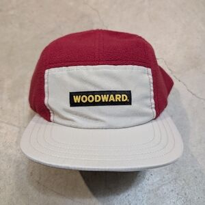 NWT Coal Woodward Bridger Hat Red Beige 5 Panel